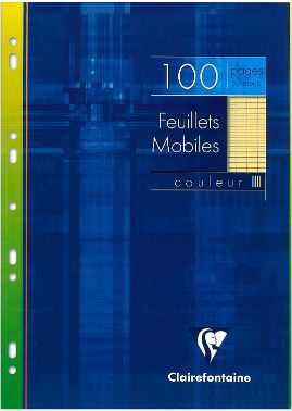 Fulls A4 seyes groc 90g Clairefontaine -p. 100-