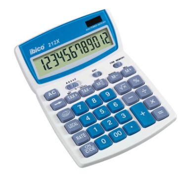 Calculadora 12 digits € Ibico 212X