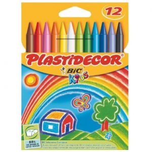 Barres plàstic colors Bic Plastidecor -estoig 12-