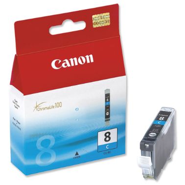 Cartutx tinta original Canon CLI8-C cian