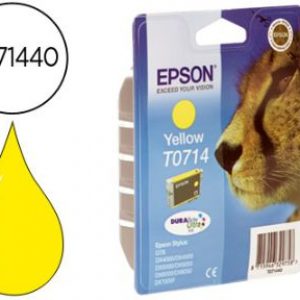 Cartutx tinta original Epson T0714 groc
