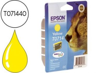 Cartutx tinta original Epson T0714 groc