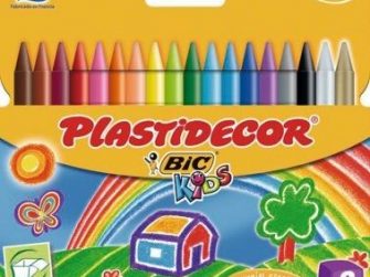 Barres plàstic colors Bic Plastidecor -estoig 18-