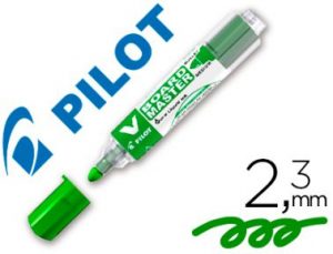 Retolador pissarra recargable verd Pilot VBoard Master