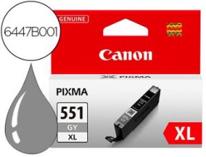 Cartutx tinta original Canon CLI-551GY XL gris 6447B001