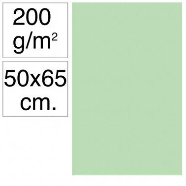 Cartolina 50x65 200gr verd poma Makro
