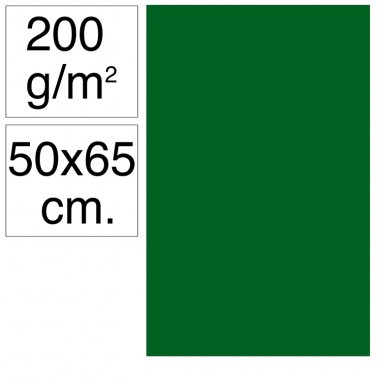 Cartolina 50x65 200gr verd selva Makro