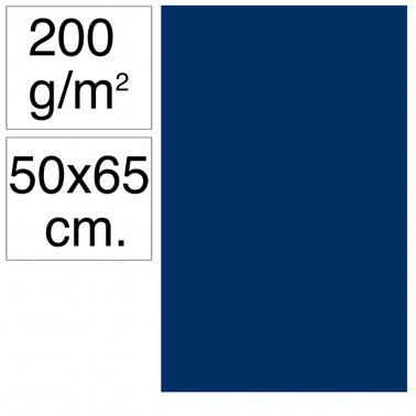 Cartolina 50x65 200gr blau ultramar Makro