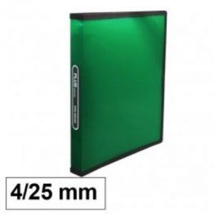 Arxivador A4 4x25 polipropilè verd transparent Plus 180838