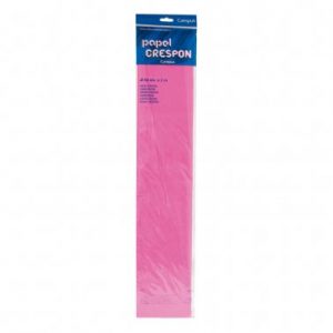 Paper crespón 70% rosa fosc 0,5x2m Campus 600199