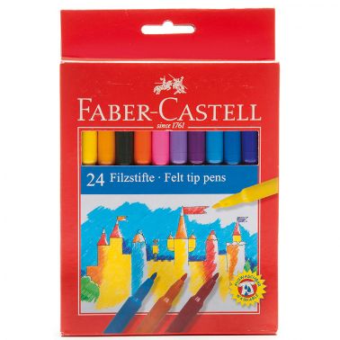 Retolador colors assortits Faber Castell -caixa de 24-