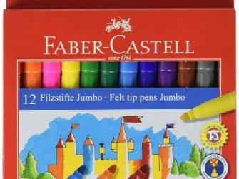 Retolador colors assortits Jumbo Faber Castell -caixa de 12-
