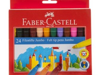Retolador colors assortits Jumbo Faber Castell -caixa de 24-