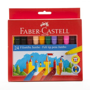 Retolador colors assortits Jumbo Faber Castell -caixa de 24-