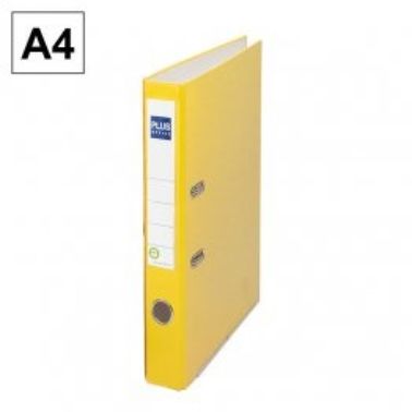 Arxivador palanca A4 2x45 amb rado groc Plus E1R
