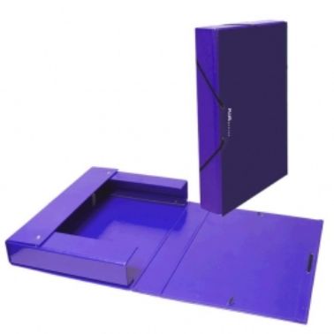Caixa projectes PVC violeta A4 llom 3 Plus