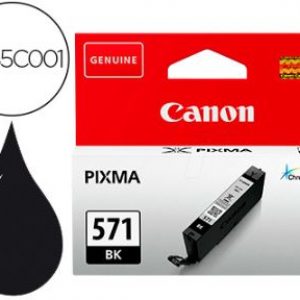 Cartutx tinta original Canon CLI-571BK negre 0385C001