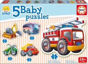 Puzzle Baby Vehículos 24+ Educa 14866