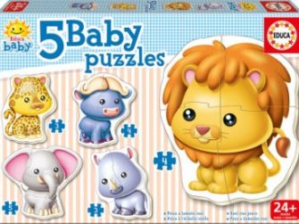 Puzzle Baby Animales salvajes 24+ Educa 14197