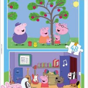 Puzzles 2x48 Peppa Pig Educa 15920