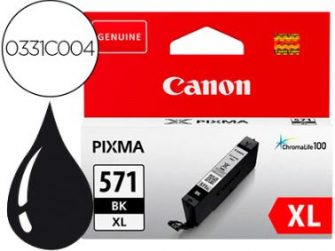 Cartutx tinta original Canon CLI-571XLBK negre 0331C004