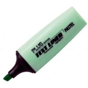 Fluorescent verd pastel Plus Text liner