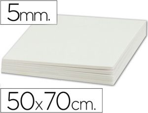 Cartró ploma 50x70 5mm classic blanc Canson