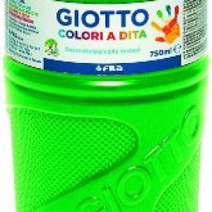 Pintura per dits verd 750ml Giotto
