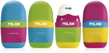 Maquineta 1 forat dipòsit i goma Milan Capsule Mix