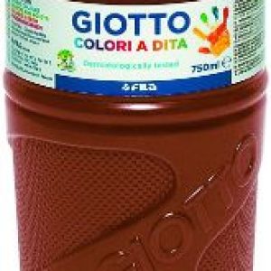 Pintura per dits marró 750ml Giotto