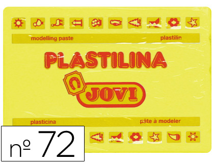 Plastilina groc 350g Jovi