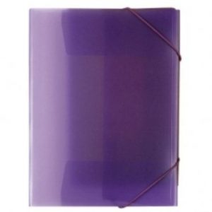 Carpeta gomes polipropile transparent violeta A4 Plus 180536