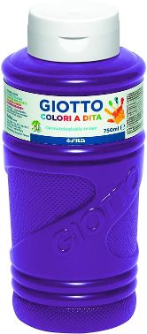 Pintura per dits violeta 750ml Giotto