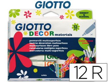 Retoladors Decormaterials Giotto 453400 -p 12-