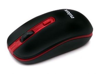 Mouse sense fil USB Nilox negre i vermell NXMOWI2002