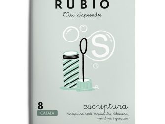 Quadern Escriptura 8, Rubio