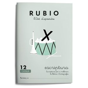 Quadern Escriptura 12, Rubio