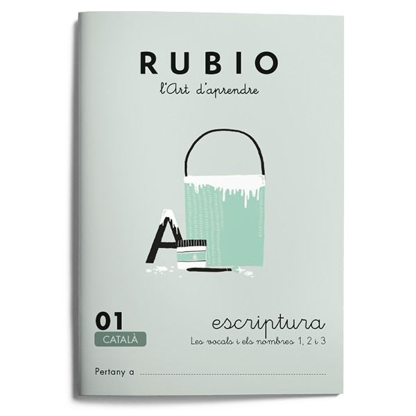 Quadern Escriptura 01, Rubio
