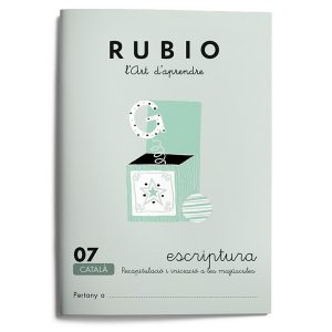 Quadern Escriptura 07, Rubio