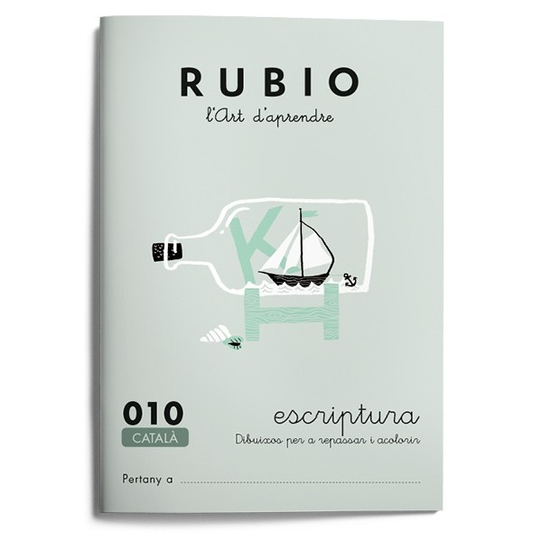 Quadern Escriptura 010, Rubio