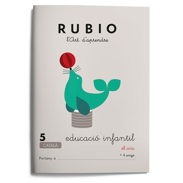 Quadern educació infantil 5, Rubio