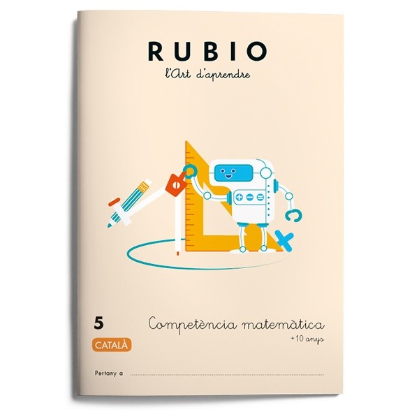 Quadern competència matemàtica 5, Rubio