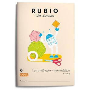 Quadern competència matemàtica 6, Rubio