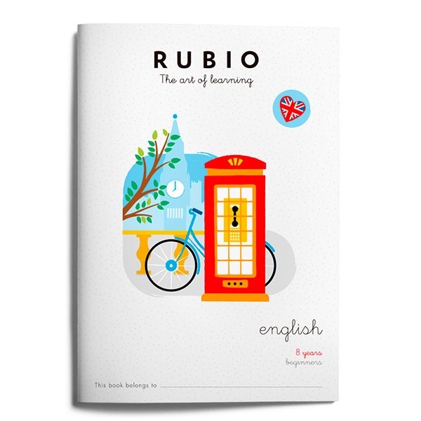 Quadern English 8 years beginners, Rubio