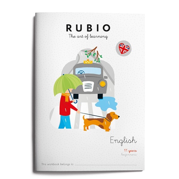Quadern English 11 years beginners, Rubio
